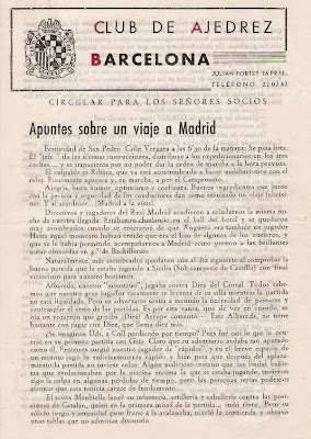 Boletín nº LXIX del club Ajedrez Barcelona, junio 1956 (1)