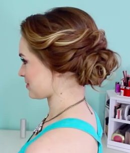 Quick Side Updo For Prom Hairstyle Tutorial Easy Girls Hairstyles