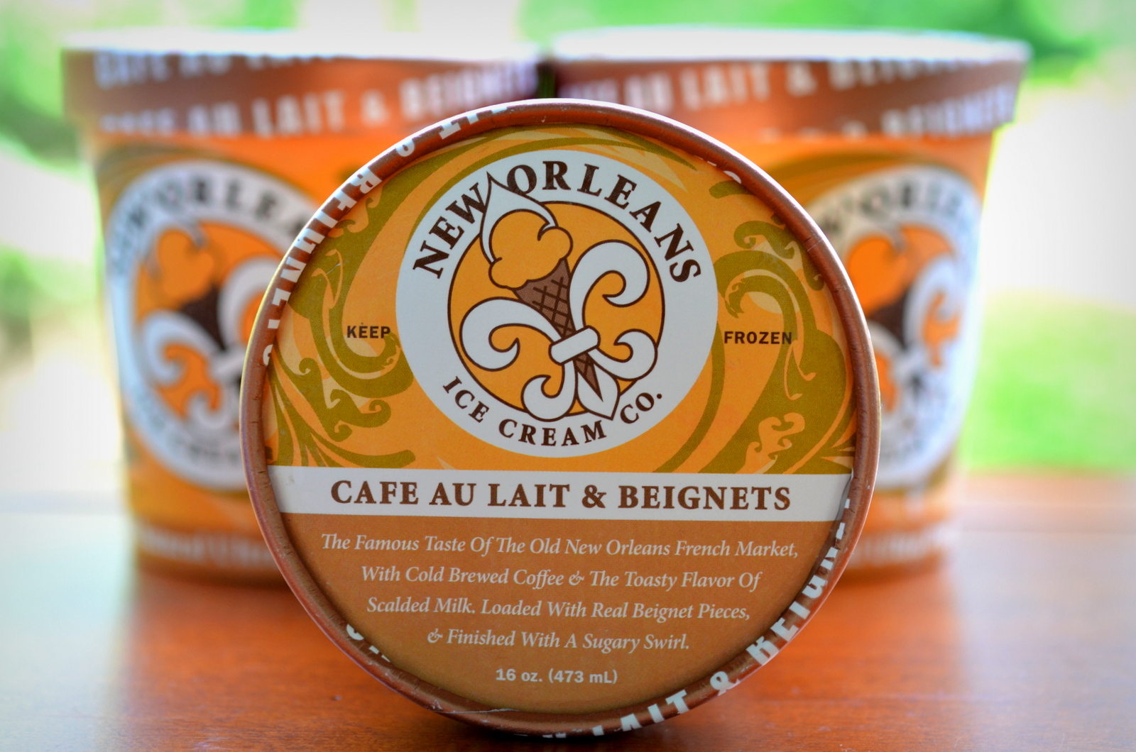 food and ice cream recipes REVIEW New Orleans Ice Cream Co. Café au Lait &