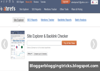 ahref backlink checker