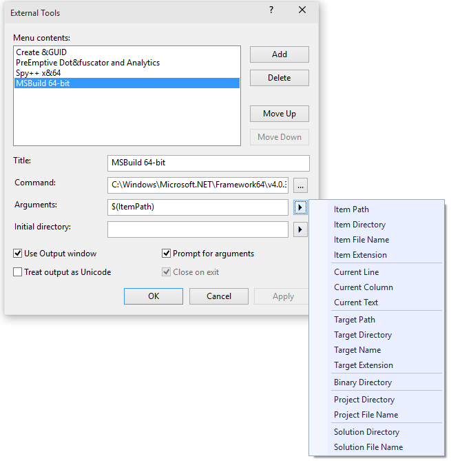 Living and breathing the world of Microsoft Setting up MSBuild as an