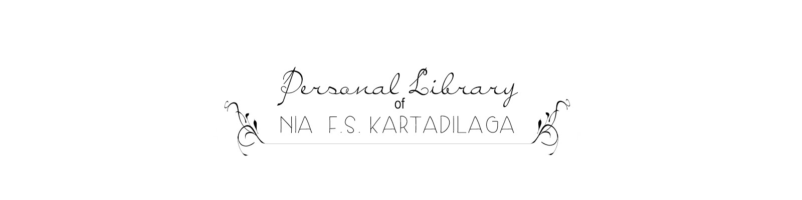 Personal Library of Nia F. S. Kartadilaga