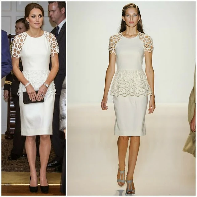 Catherine, Duchess of Cambridge in Lela Rose