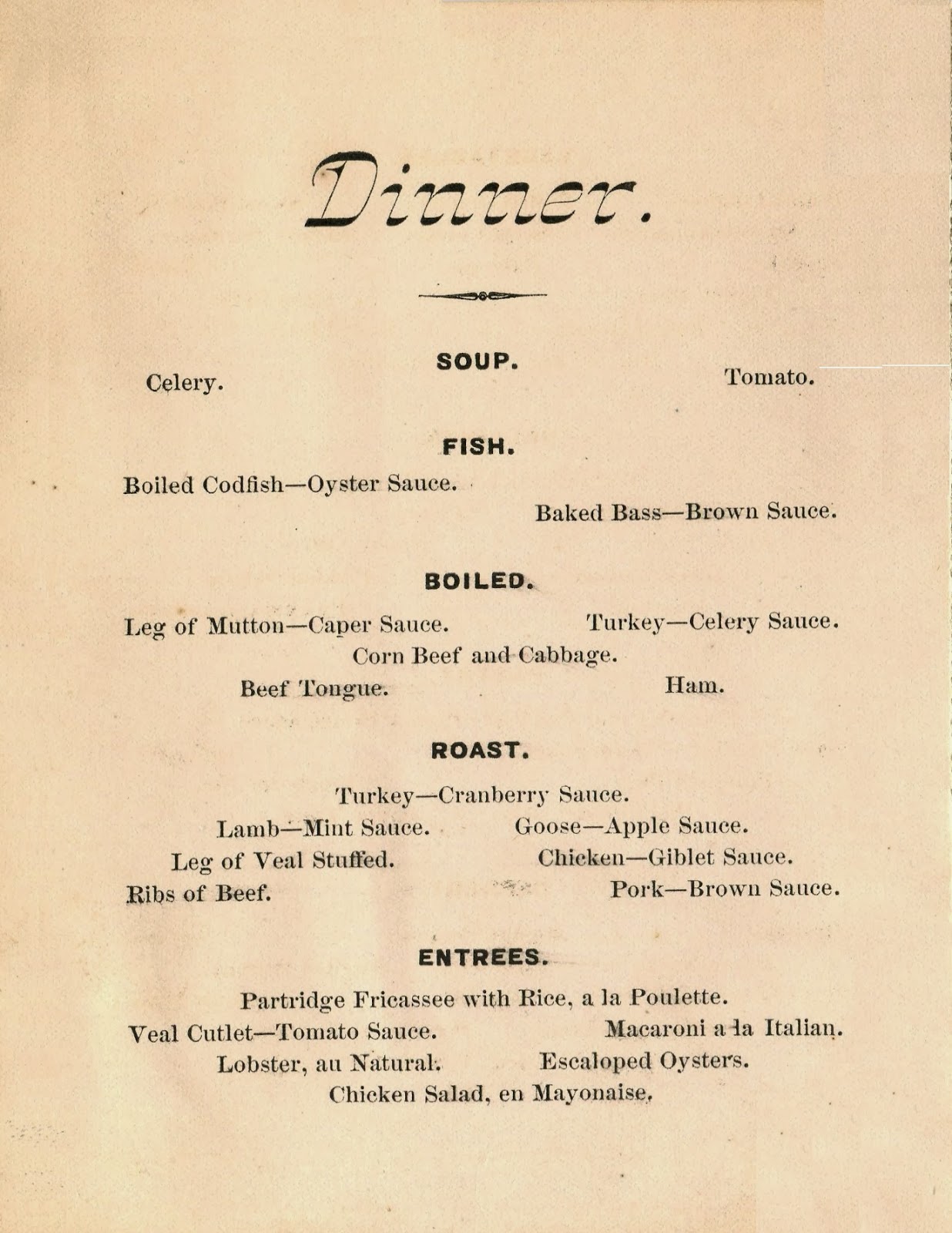 The American Menu King Kalākaua Of Hawaii