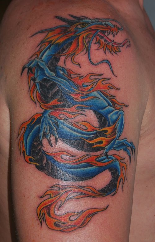 This tattoo mean so much! Japanese Dragon Tattoo.