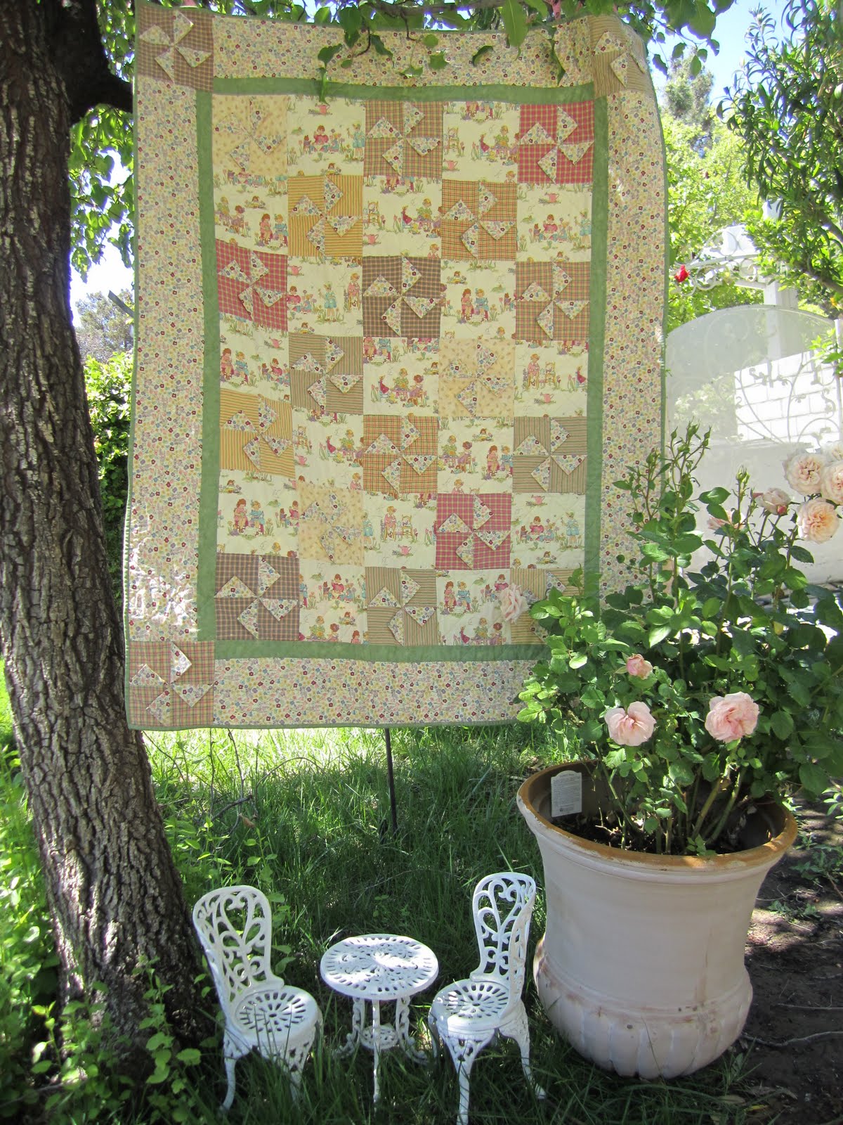 Pinwheel quilt | Quilts, Garden party, Quilt sewing