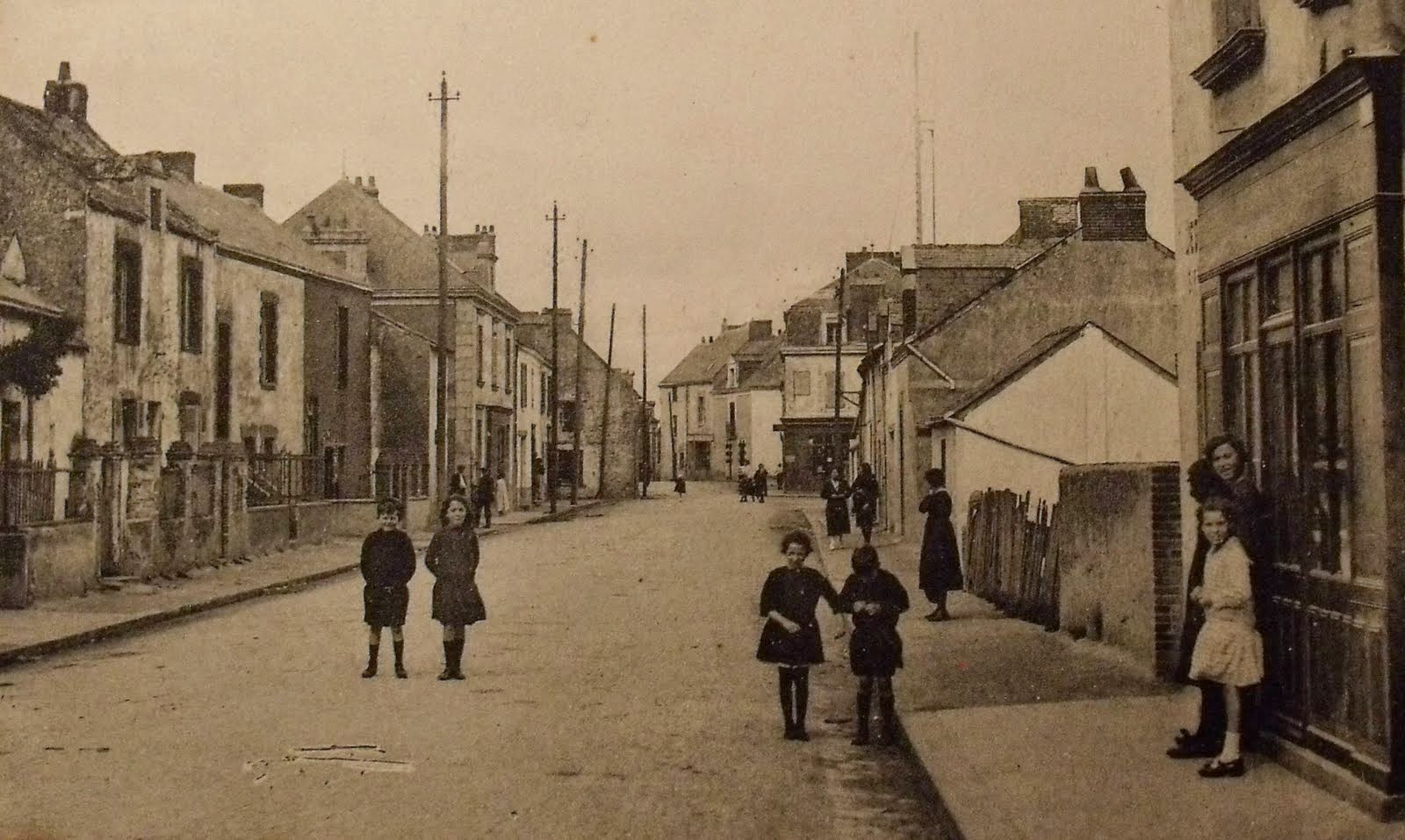 SAINTNAZAIRE la ville d'antan ST.NAZAIRE Méan, rue de Trignac