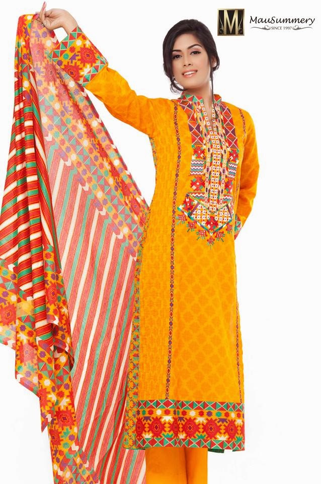 mode 2014  pakistanaise New-spring-and-summer-dresses-2014-15+%283%29