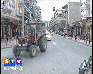 Πορεία με τα ταξί & αποκλεισμός Εθν. οδού