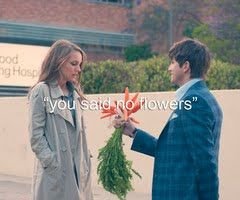 -Dijiste que nada de " flores ".