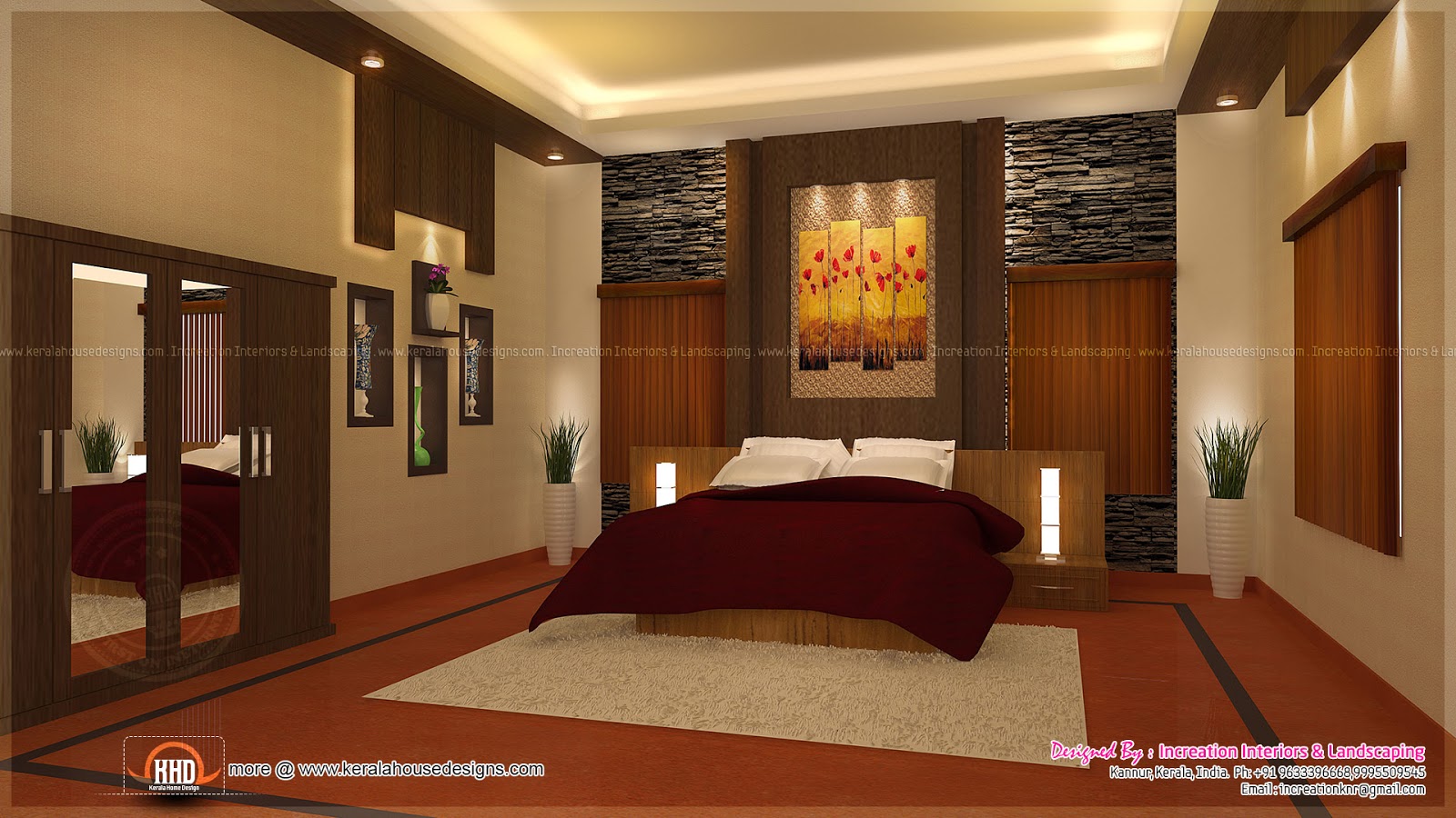 Kerala Style House House Interior Ideas In 3d Rendering