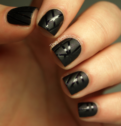 matte vs glossy stripes the nailasaurus uk nail art blog
