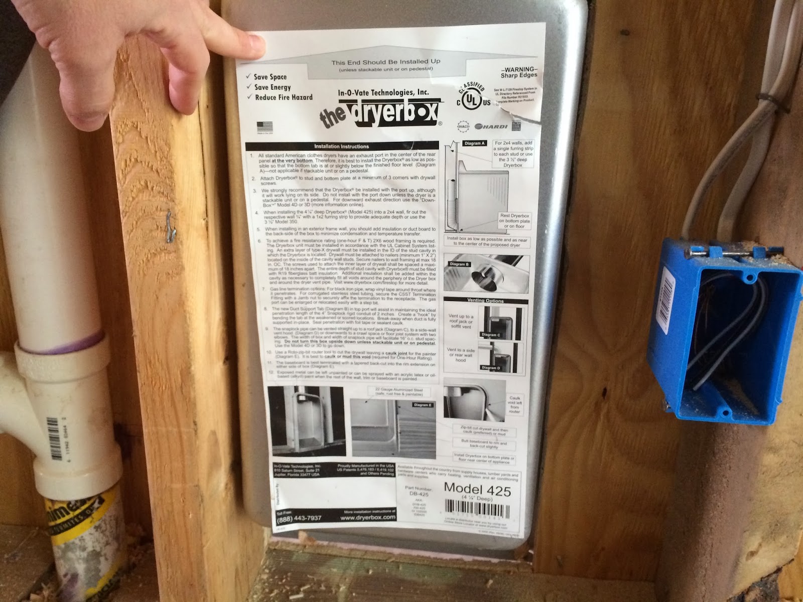 Cheap Trick Recessed Dryer Box Model 425 Review Fine Homebuilding