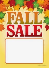 Fall Slotted Sale Tags