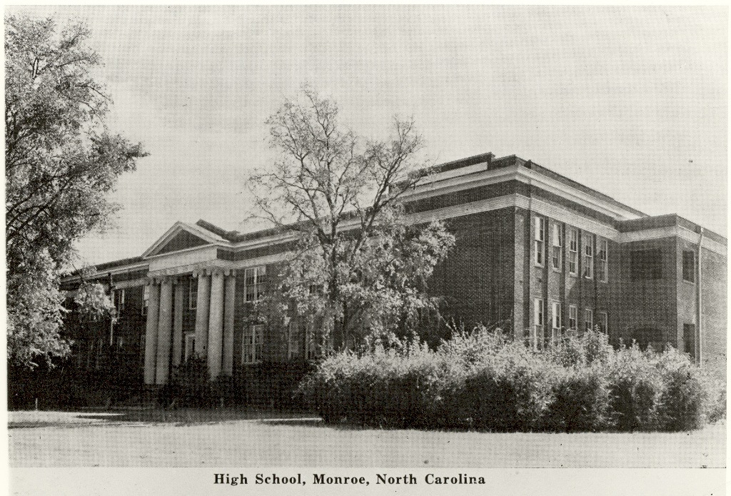 Monroe, North Carolina Miscellaneous History Monroe High School