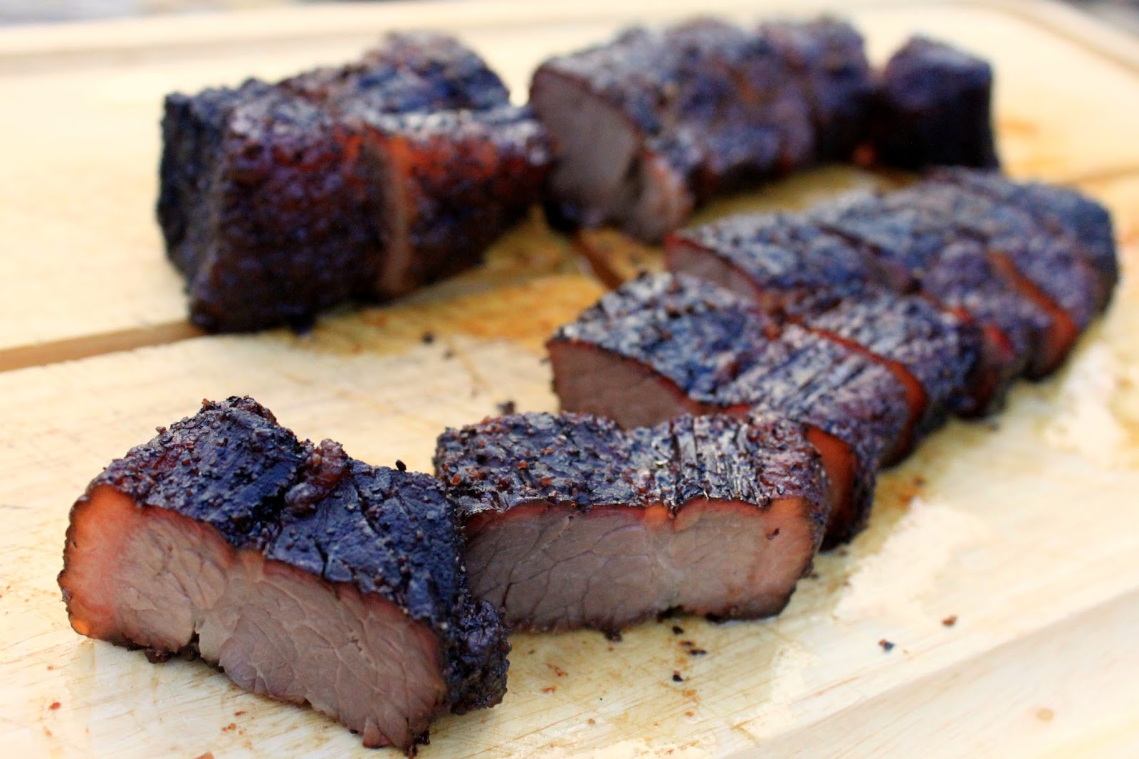 SlowGrilled Amazing Kansas City Style Barbecued Burnt Ends A Feast