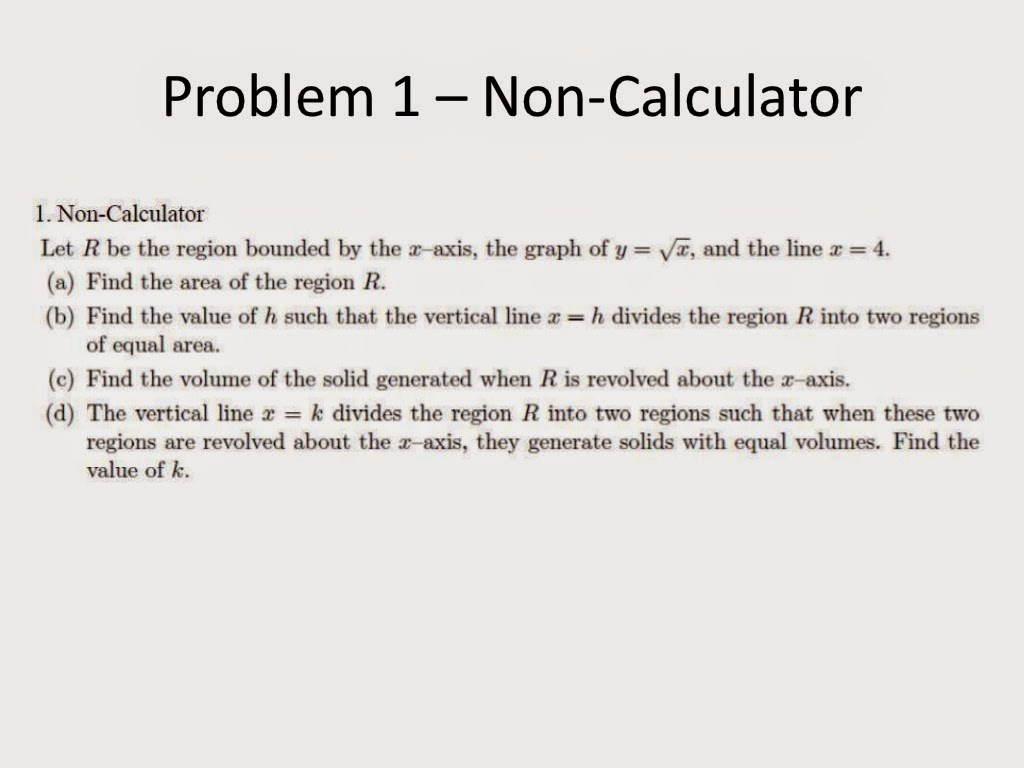 AP Calculus AB: 2015