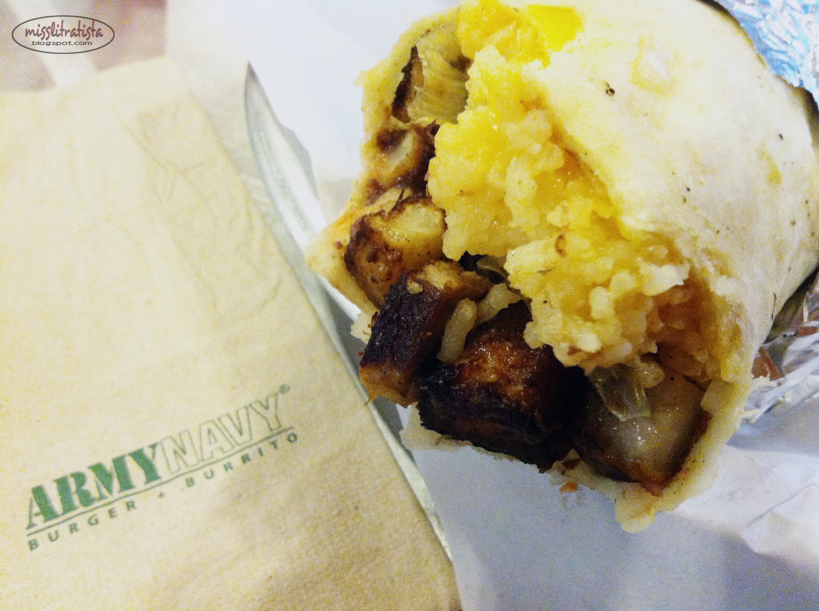 SHUTTER CRAVINGS On Burger + Burrito at Army Navy
