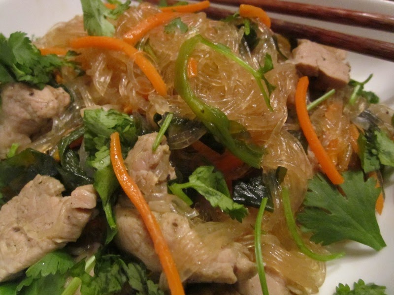 Red Kitchen Recipes Glass Noodles with Pork Tenderloin