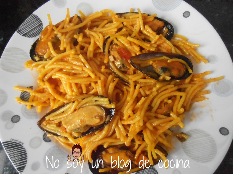 Fideos Con Mejillones
