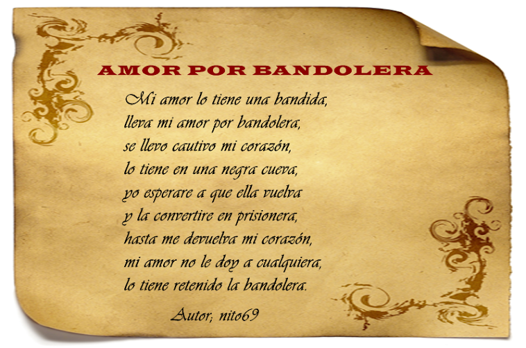 AMOR POR BANDOLERA