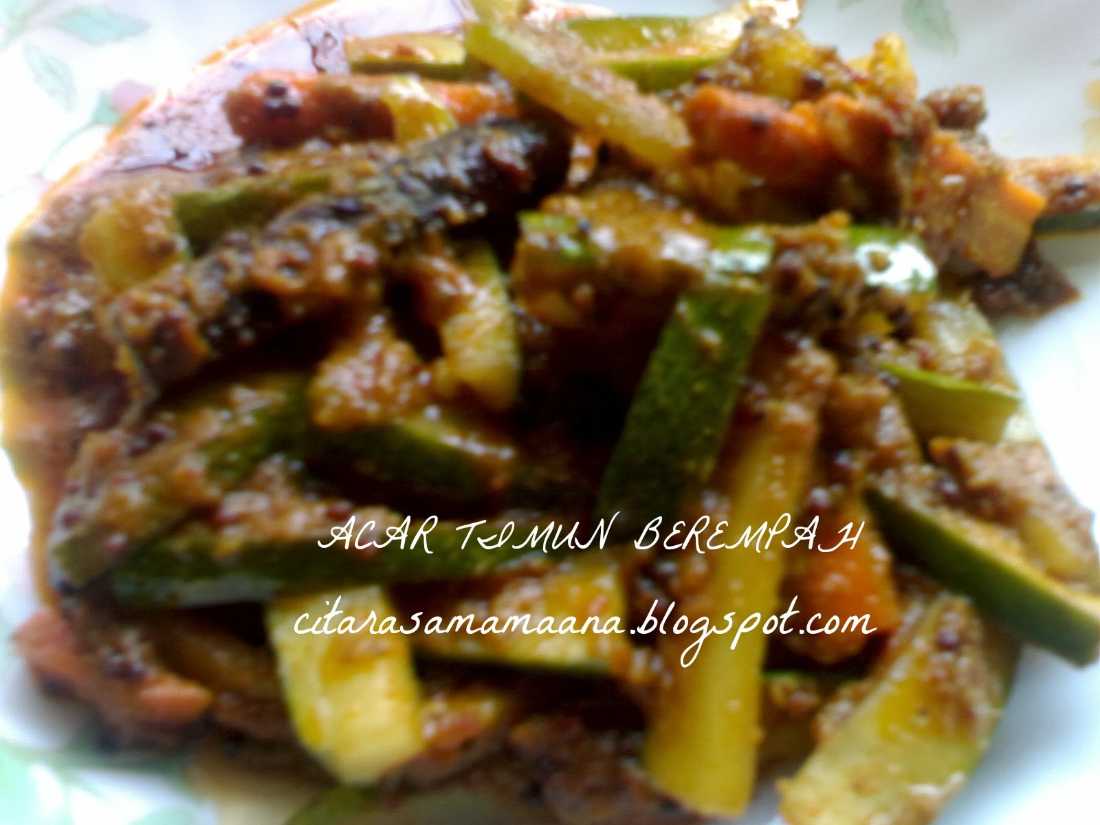 Acar Timun Berempah