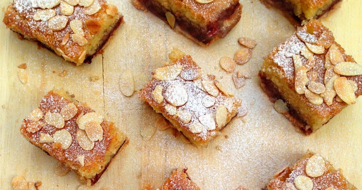 Pudding Pie Lane Cherry Bakewell Slices