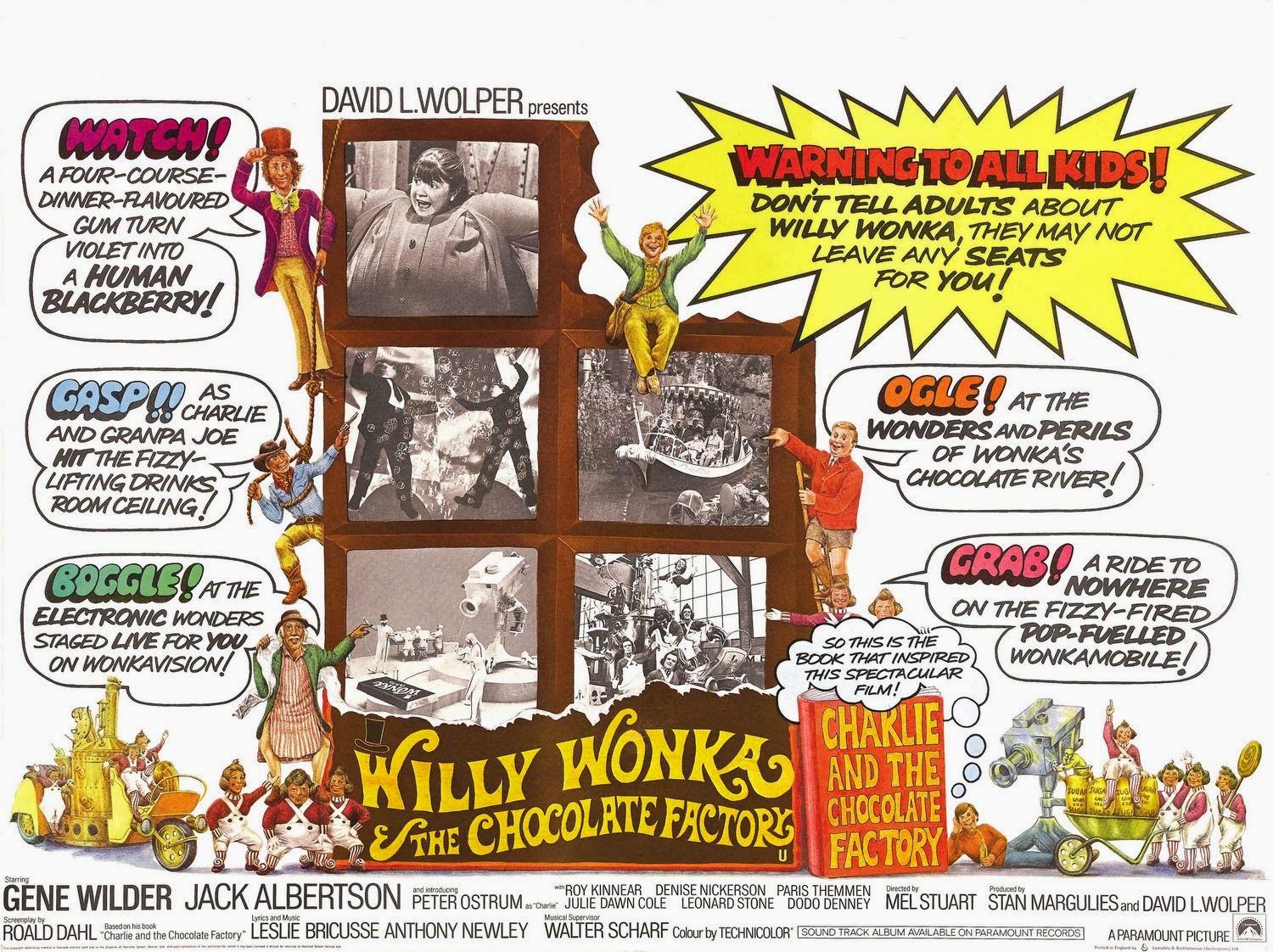 Charlies And The Chocolate Factory Advert Posters Charlies And The Chocolate Factory Advert Posters