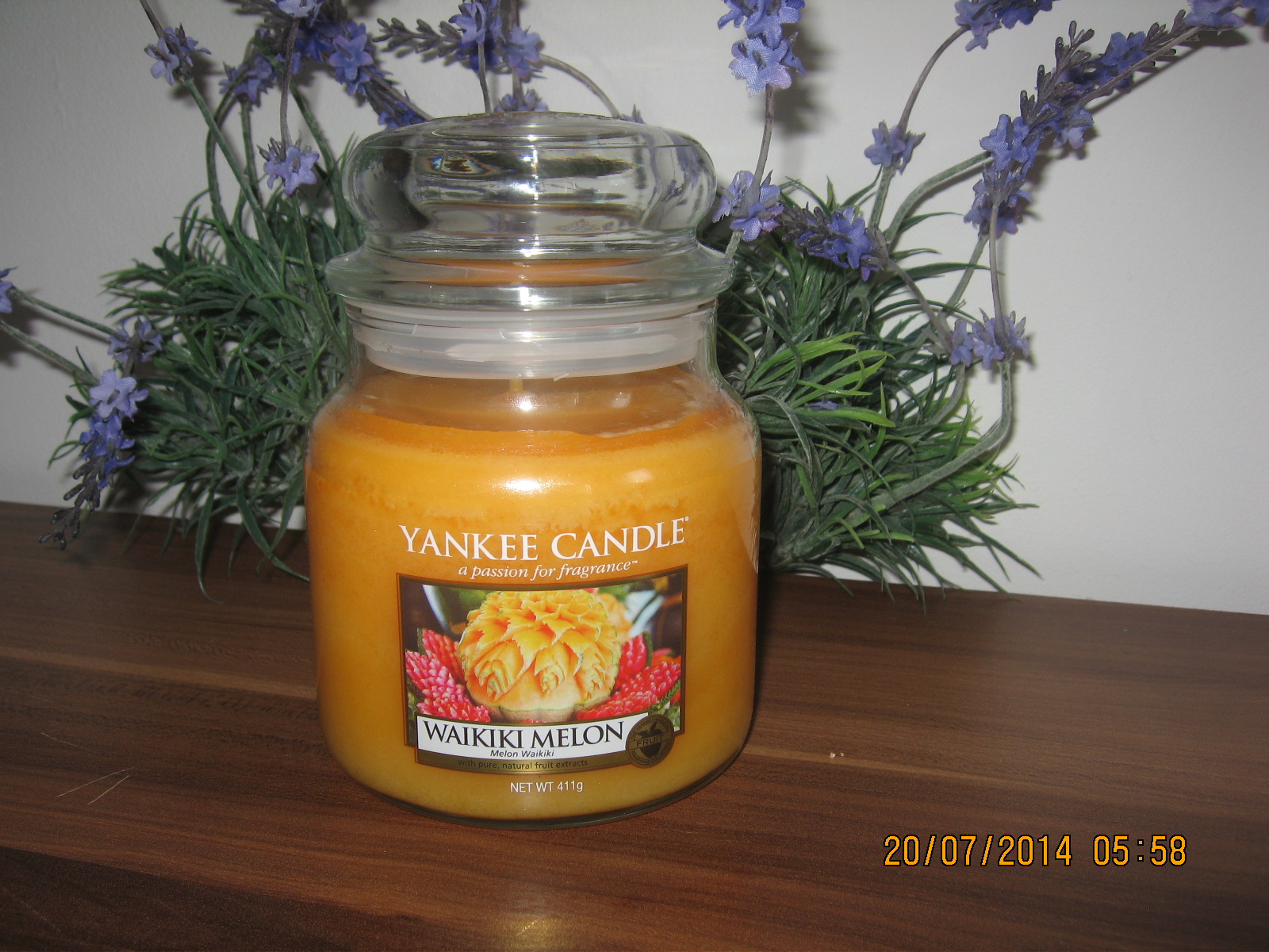 Yankee Candle Waikiki Melon - moja pierwsza świeca !