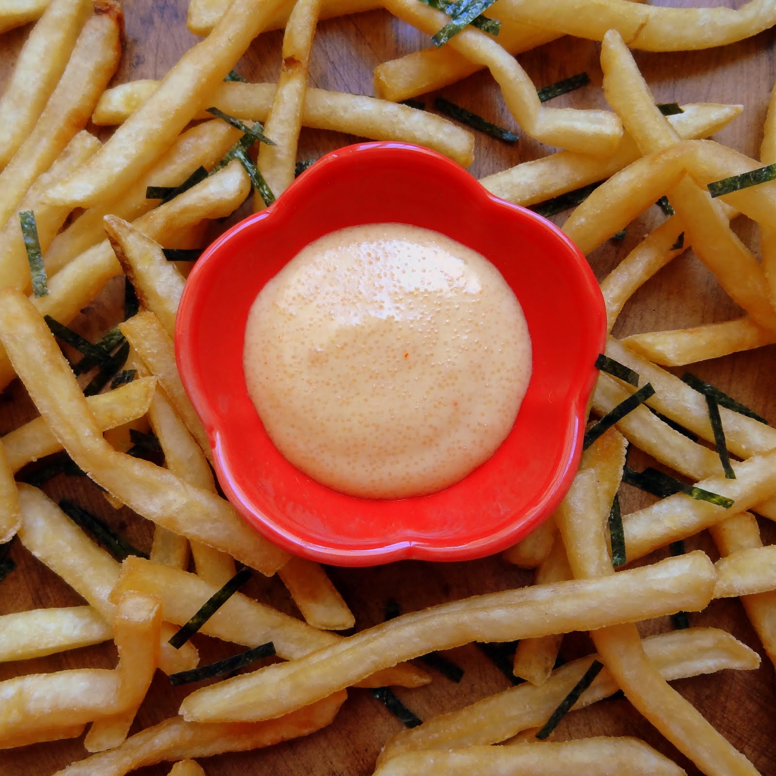 Miss Mochi's Adventures Fries with Mentaiko Mayo Dipping Sauce