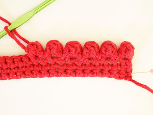Crocheted Bobble Edging Tutorial