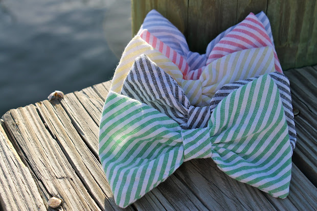 summer hair bows - devon alana