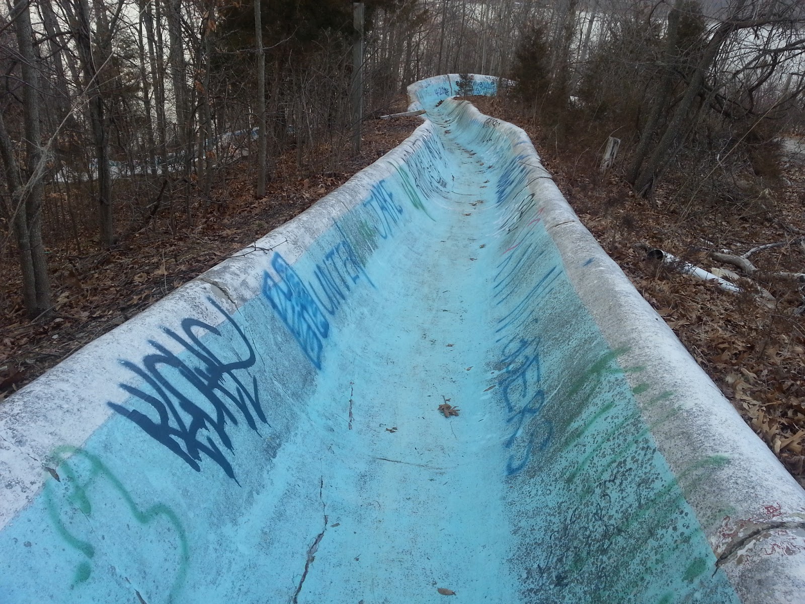 Eerie Indiana The abandoned Zoom Floom Waterpark Bloomington, Indiana