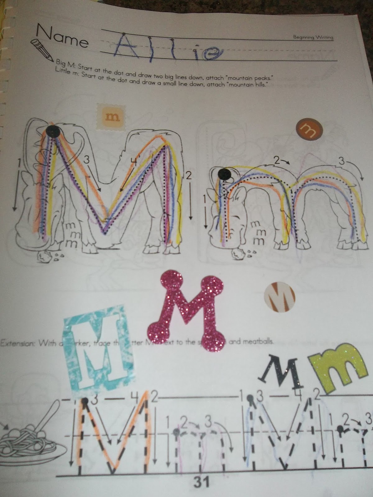 Amazing Action Alphabet: Rainbow Tracing