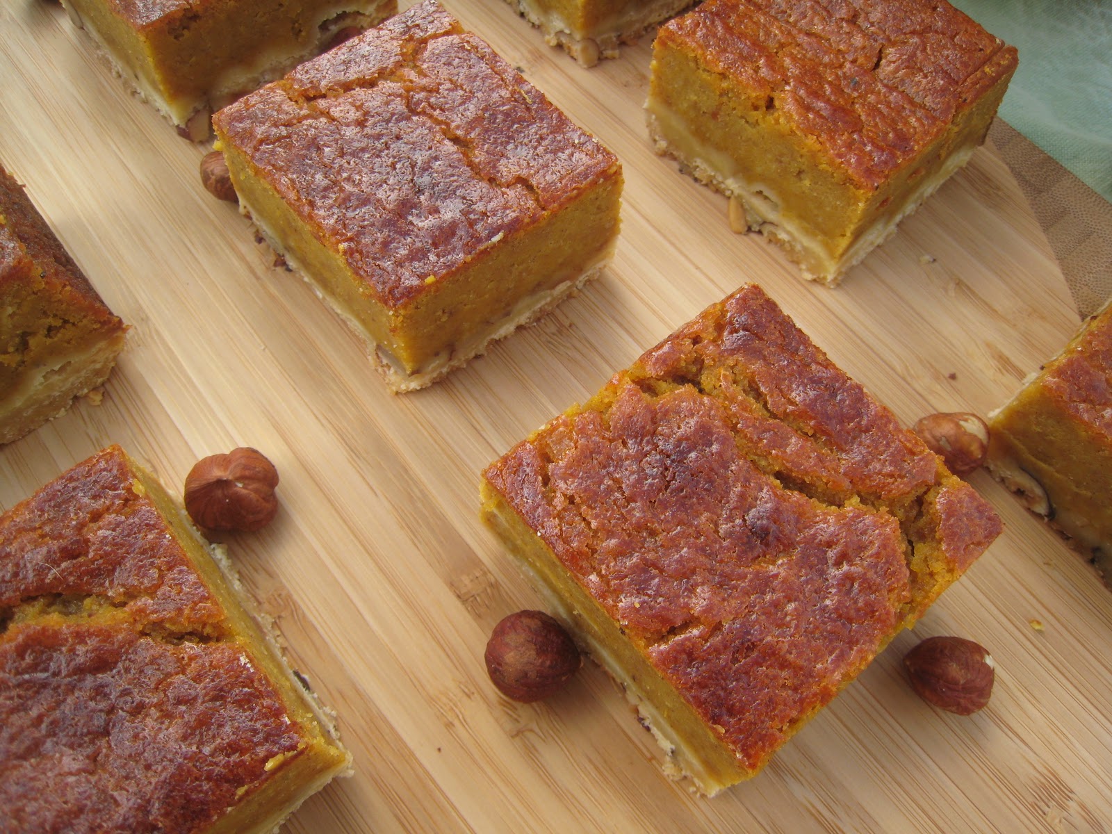 The Way to My Family's Heart Kabocha Squash {or Pumpkin} Bars with a