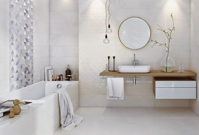 Azulejos blancos para baños. 9 ejemplos imprescindibles.