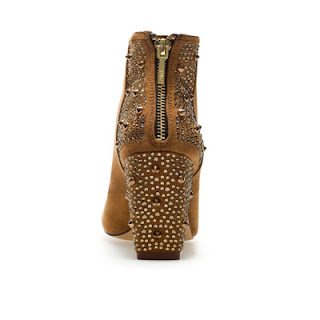 Zara brown high heel studded