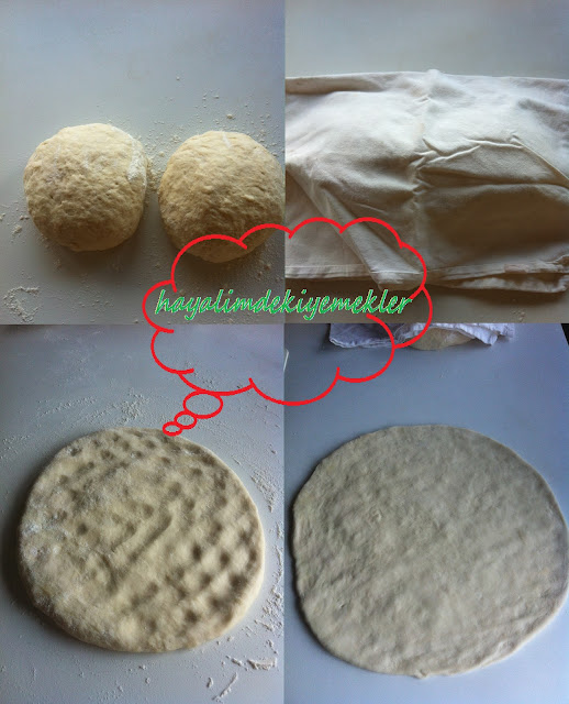 Mayali Hamurdan Pizza Tarifi Mayali Hamurdan Pizza nasil yapilir