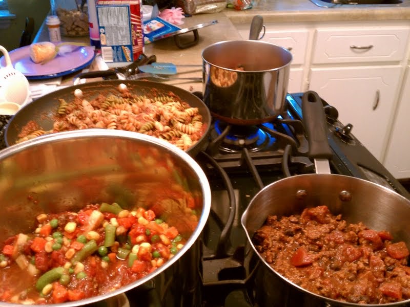 Thriving is Elegant Homemade Frozen Dinners