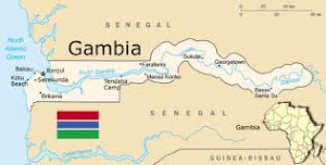 MAP OF THE GAMBIA