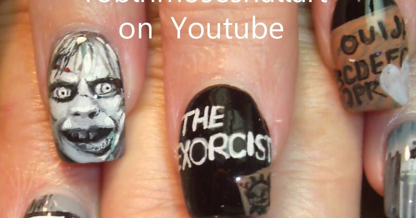 4. "The Exorcist" Nail Design - wide 6
