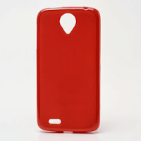 TPU Case with Matte Back Side for Lenovo S820 - Red TPU Case with Matte Back Side for Lenovo S820 - Red