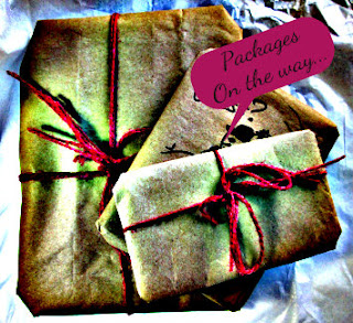 brown paper packages tied up with yarn