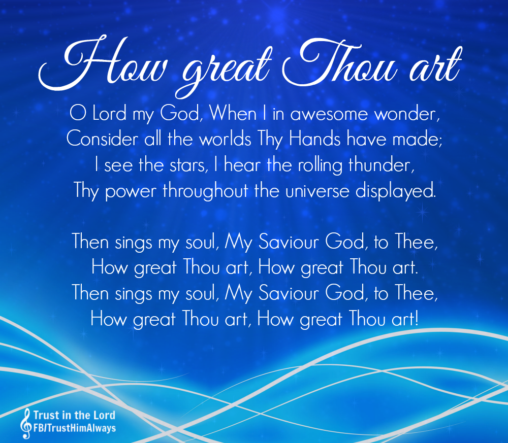 Seeking Jesus: How Great Thou Art