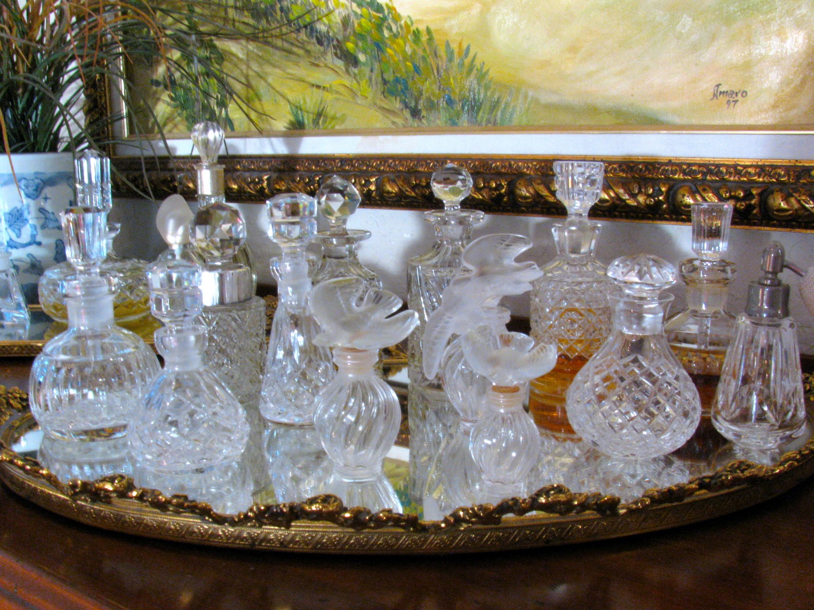 MAY DAYS Crystal Perfume Bottles