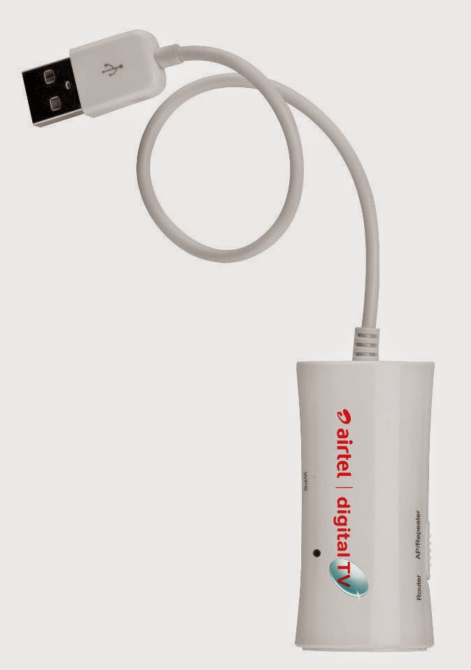 Airtel's TV On-Demand Wi-Fi Dongle