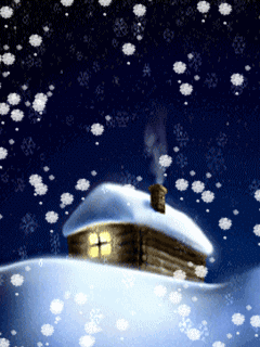 3D Gif Animations - Free download i love you images photo background  screensaver e-cards: snow in the little house in the woods house winter  landscape 3d gif animation free download blog photos