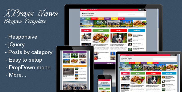 XPress News - Responsive Blogger Magazine