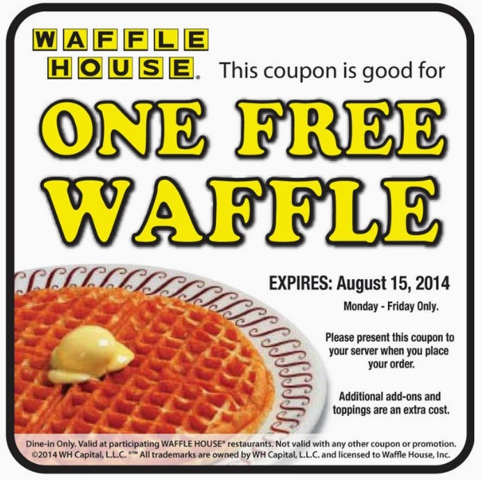 Amy's Daily Dose Free Waffle at Waffle House