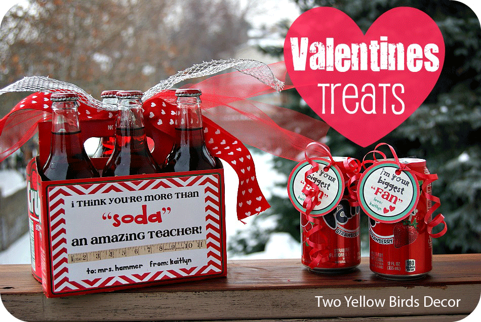 Two Yellow Birds Decor: "Soda" want to be my Valentine ...